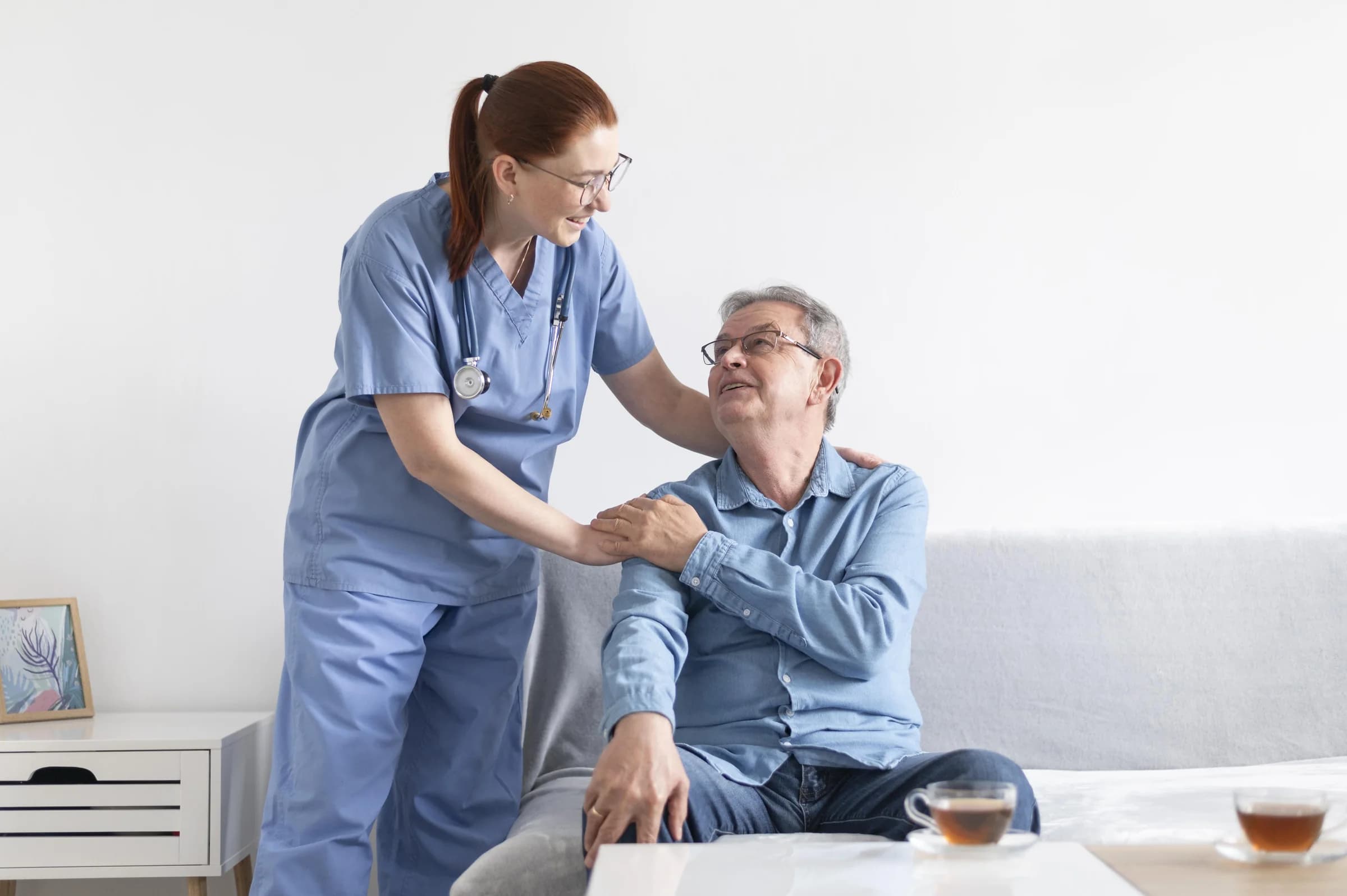 Caring doctor portrait